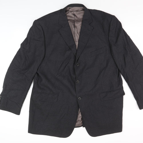 Marks and Spencer Men's Grey Wool Blazer, M, Formal Wear