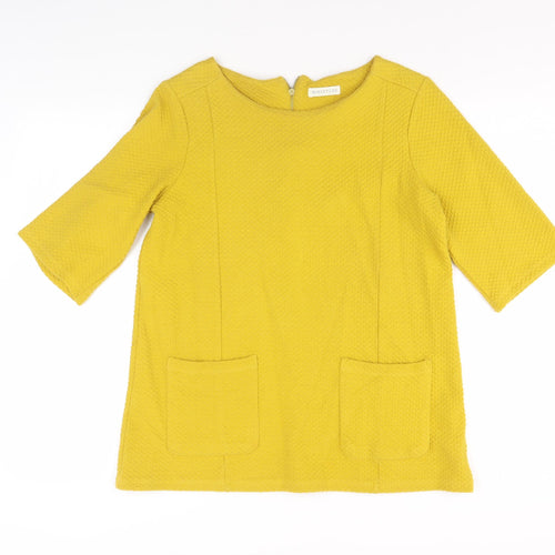 Whistles Yellow Tunic, Women's UK 12, Casual Spring Top