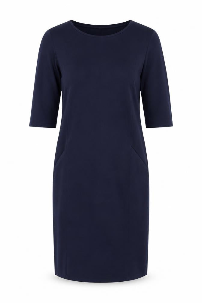 Jaeger Women Blue Sheath Dress XS