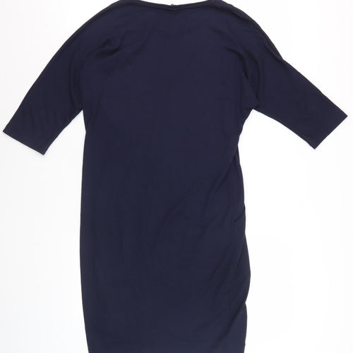 Jaeger Women Blue Sheath Dress XS