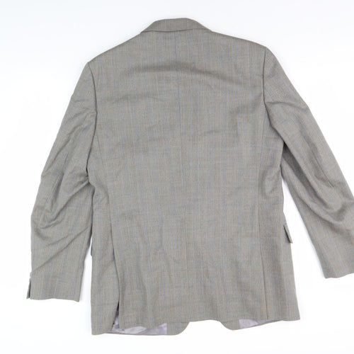 Magee Men’s Grey Wool Blazer, Size 40R, Formal Attire