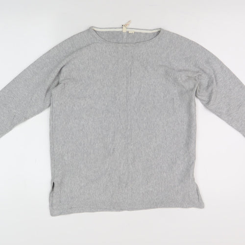 White Stuff Women's Grey Pullover, Size 10, Boat Neck