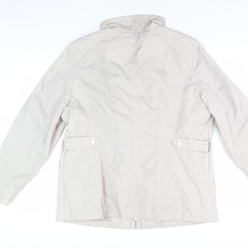 Gerry Weber Women Beige Quilted Jacket Size 18