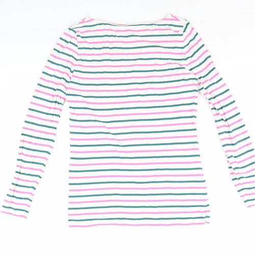 Boden Women's Multicoloured Striped T-Shirt, Size 8