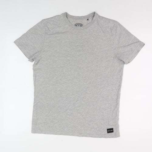 Animal Grey Men's S T-Shirt, Cotton Crew Neck