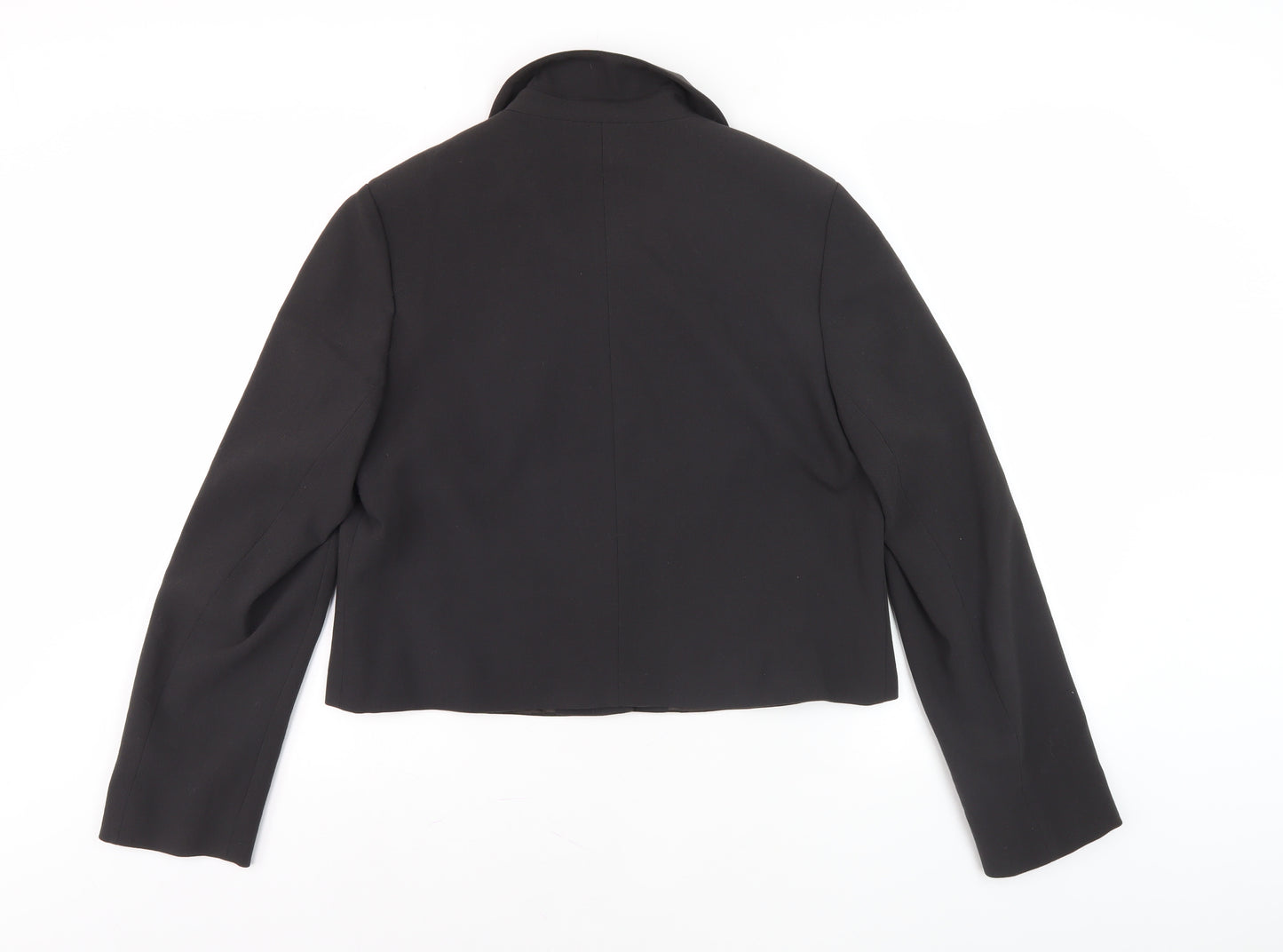 Evelin Brandt Women's Black Jacket Size 12 - Classic Style