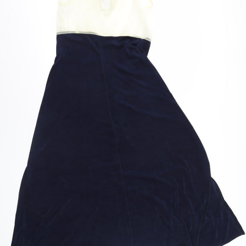 Joseph Ribkoff Women's Blue Sleeveless Dress Size 16