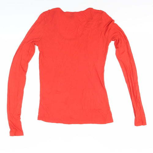 Paul Smith Women's Red Long Sleeve T-Shirt L