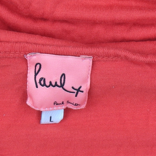 Paul Smith Women's Red Long Sleeve T-Shirt L