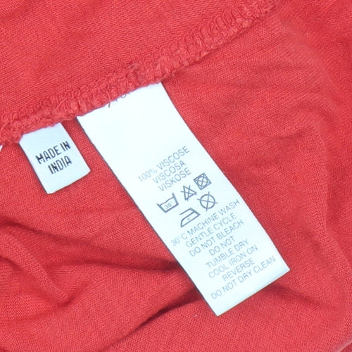Paul Smith Women's Red Long Sleeve T-Shirt L