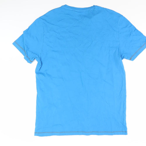 Original Penguin Men's Blue 2XL T-Shirt, Logo, Crew Neck