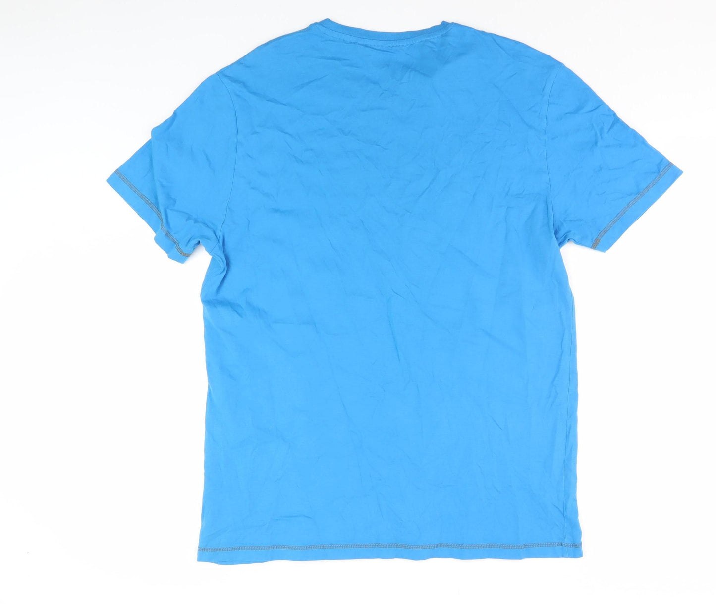 Original Penguin Men's Blue 2XL T-Shirt, Logo, Crew Neck