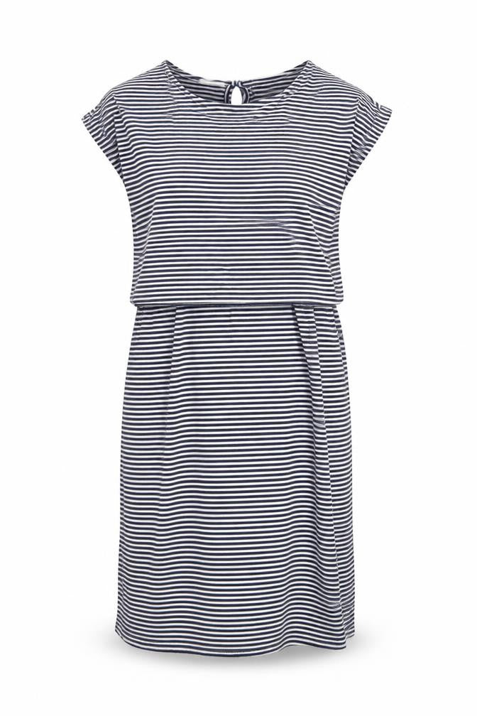 JoJo Maman Bébé Women's Striped T-Shirt Dress S