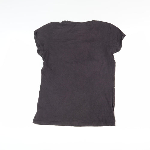 Dorothy Perkins Women's Black Rolling Stones T-Shirt, Size 14