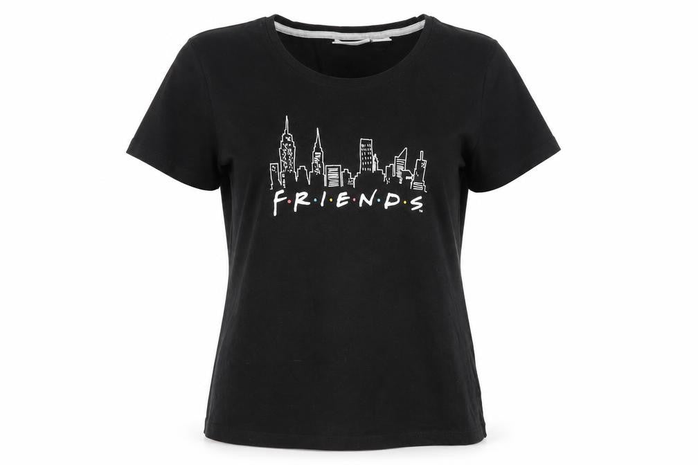 F.R.I.E.N.D.S Black Women's T-Shirt 12-14 Casual