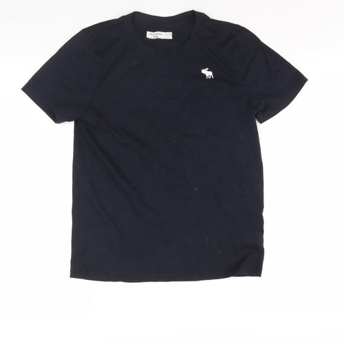Abercrombie Kids Black Boys T-Shirt, Size 13, Regular Fit
