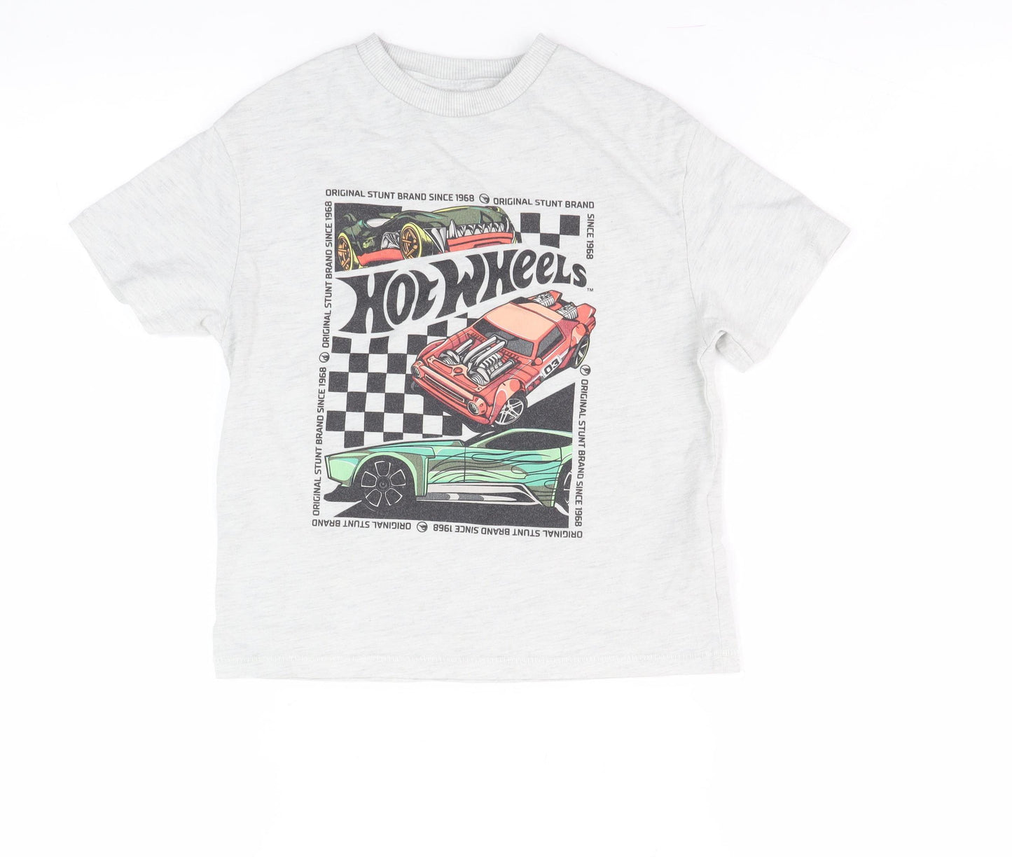 Marks and Spencer Boys' White Hot Wheels T-Shirt 5-6 Yrs