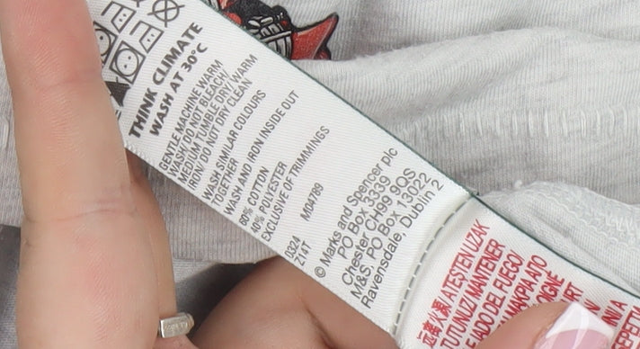 Marks and Spencer Boys' White Hot Wheels T-Shirt 5-6 Yrs