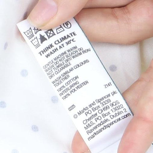 Marks and Spencer Women's Ivory Polka Dot Cropped Top