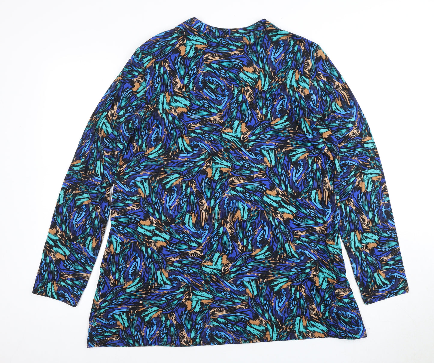 Signature Women's Multicoloured Animal Print Top M