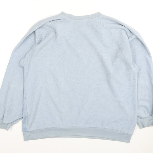 Topshop Women's Blue Pullover Sweatshirt Size 10