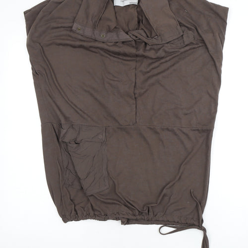 Zara Women's Brown Sleeveless Top - UK 0