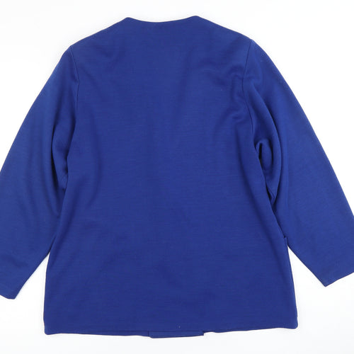 St Michael Women's Blue Cardigan Size 14
