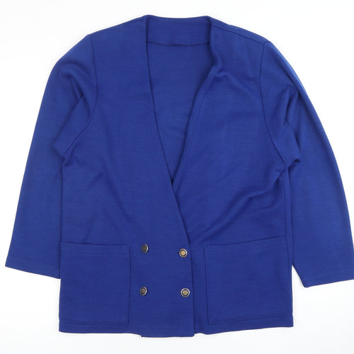 St Michael Women's Blue Cardigan Size 14
