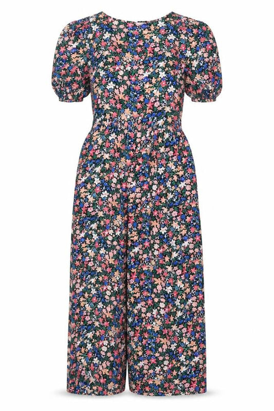 Front view of ASOS Women's Multicoloured Floral Playsuit, size 8