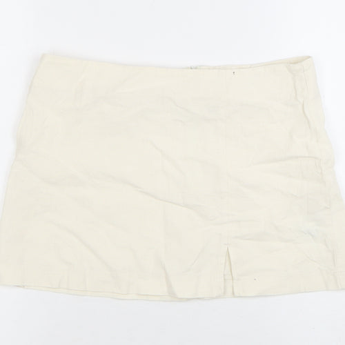 Light Before Dark Women's Ivory Short Pencil Skirt