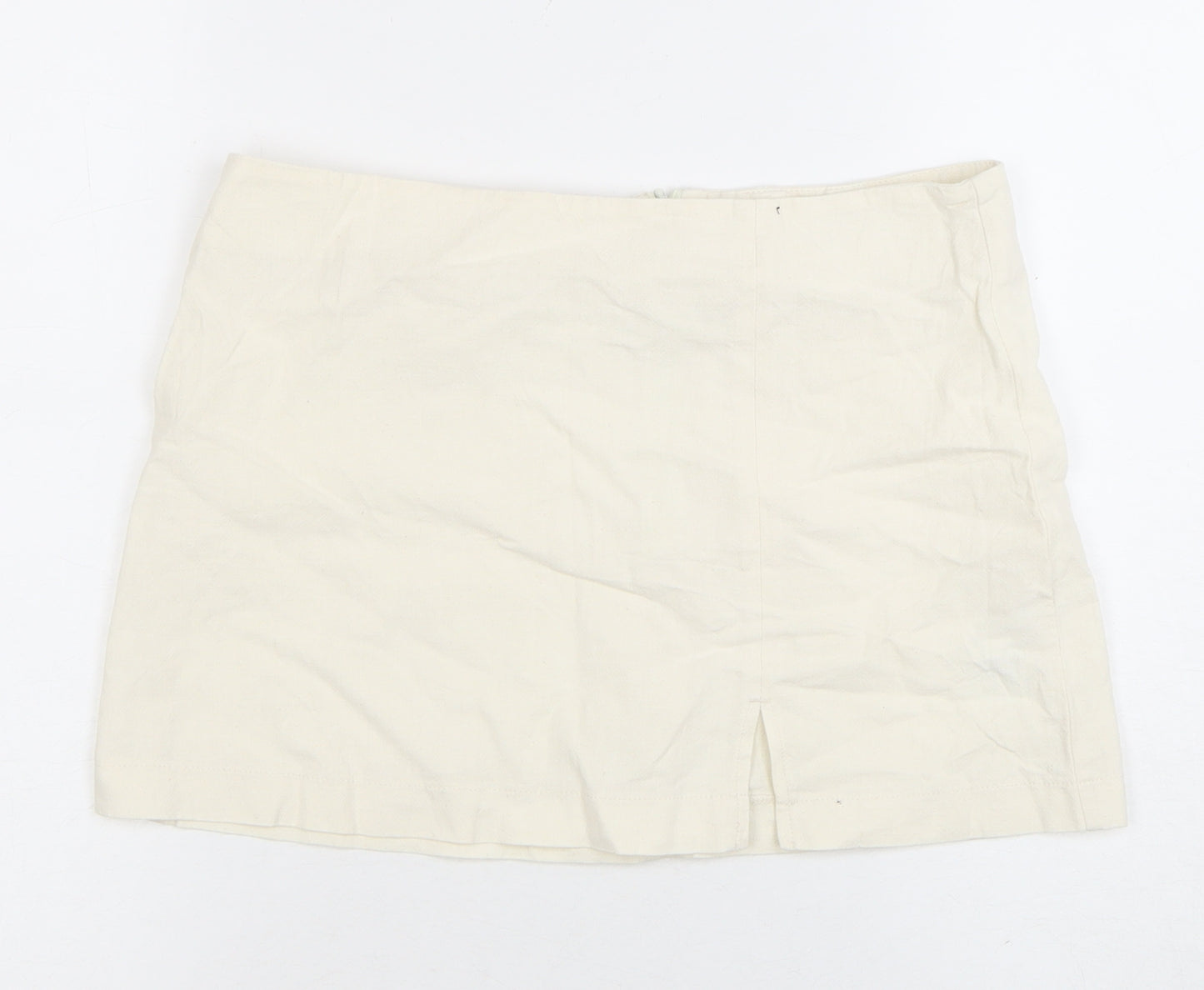 Light Before Dark Women's Ivory Short Pencil Skirt