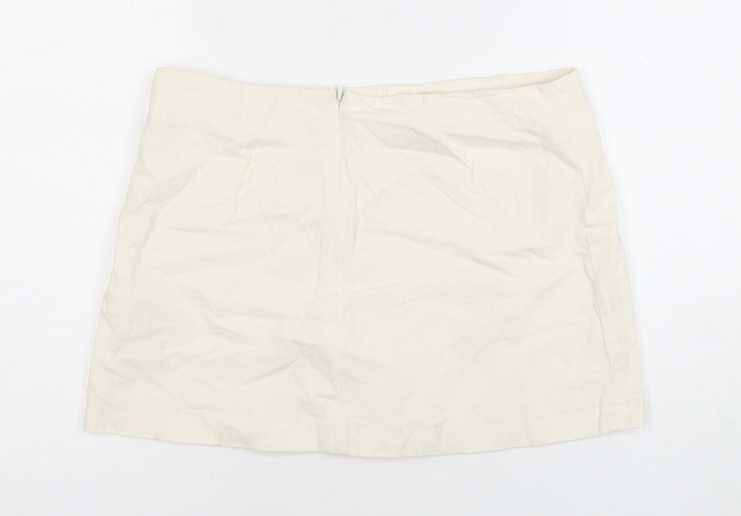 Light Before Dark Women's Ivory Short Pencil Skirt