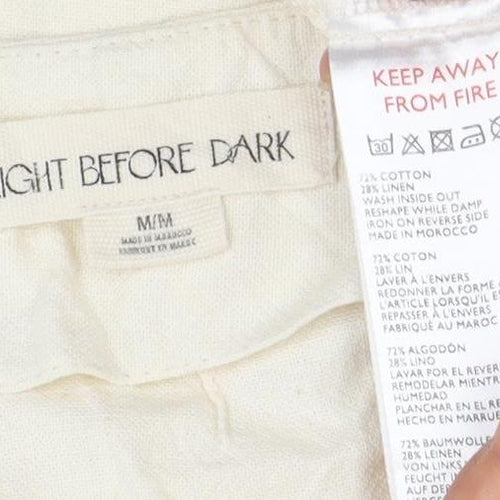 Light Before Dark Women's Ivory Short Pencil Skirt