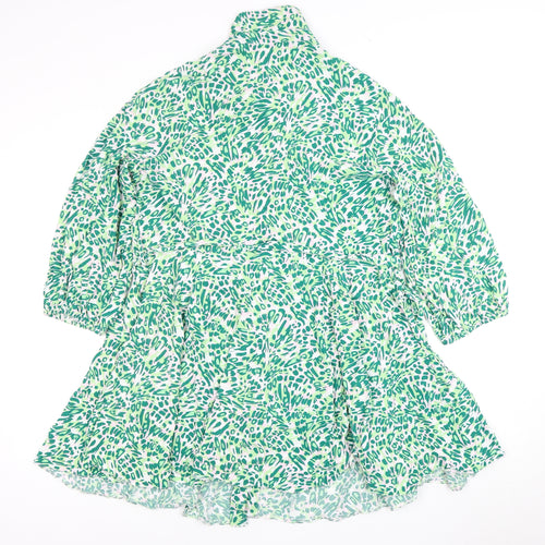 New Look Women's Green Animal Print Dress Size 16
