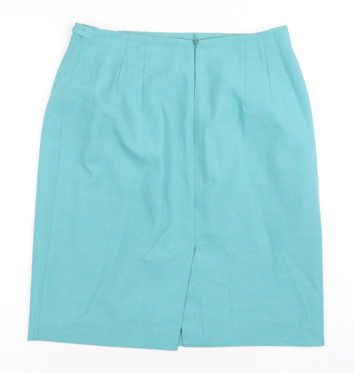 BRREMAR Women's Blue Pencil Skirt, Size 10, Petites