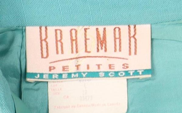 BRREMAR Women's Blue Pencil Skirt, Size 10, Petites
