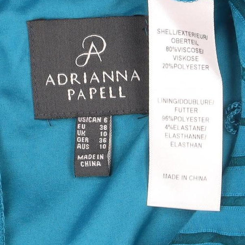 Adrianna Papell Blue Women’s Dress, Size 10, Sleeveless
