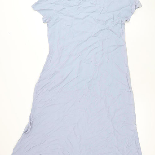 Marks and Spencer Women's Blue A-Line Dress, Size 12-14