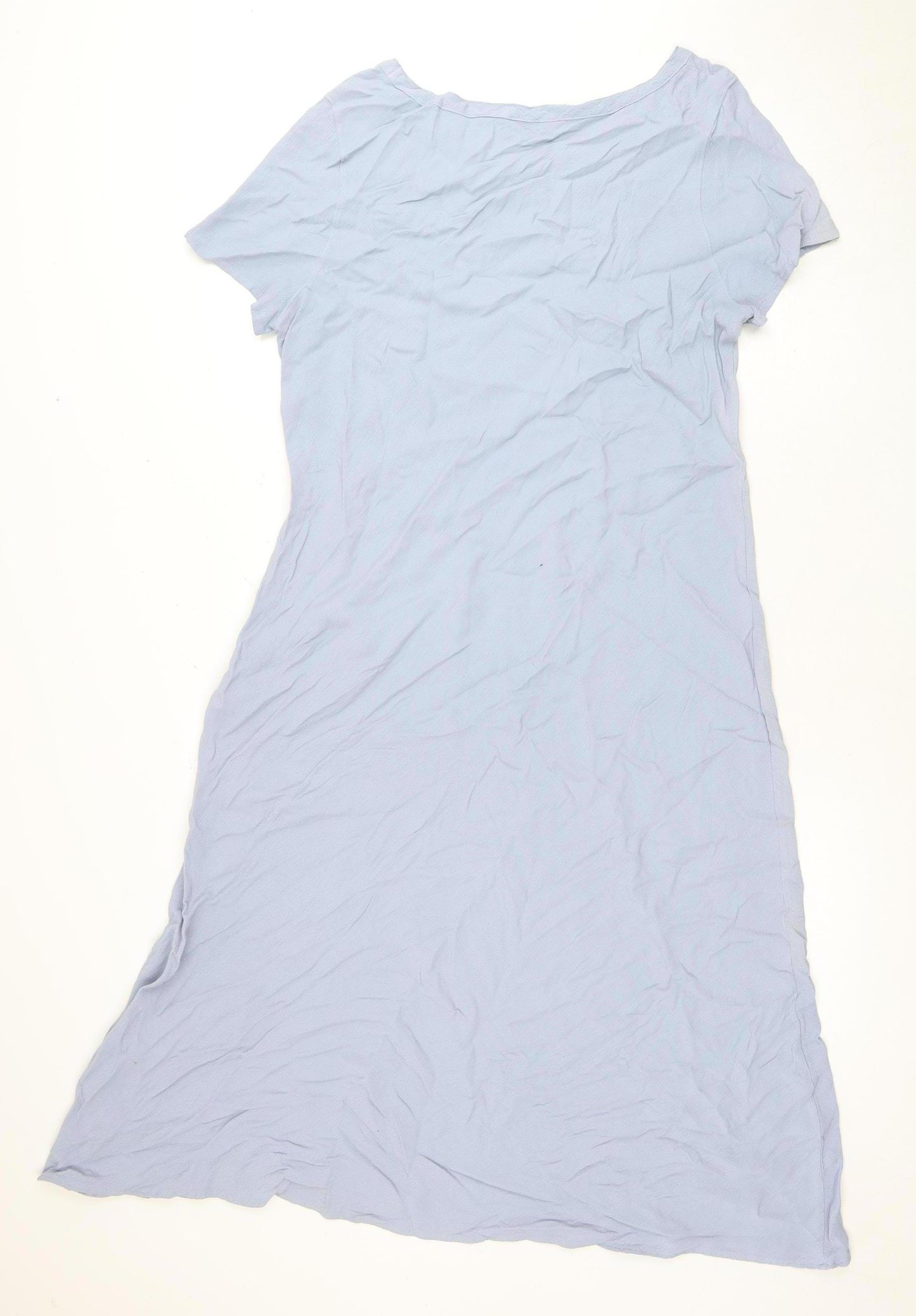 Marks and Spencer Women's Blue A-Line Dress, Size 12-14
