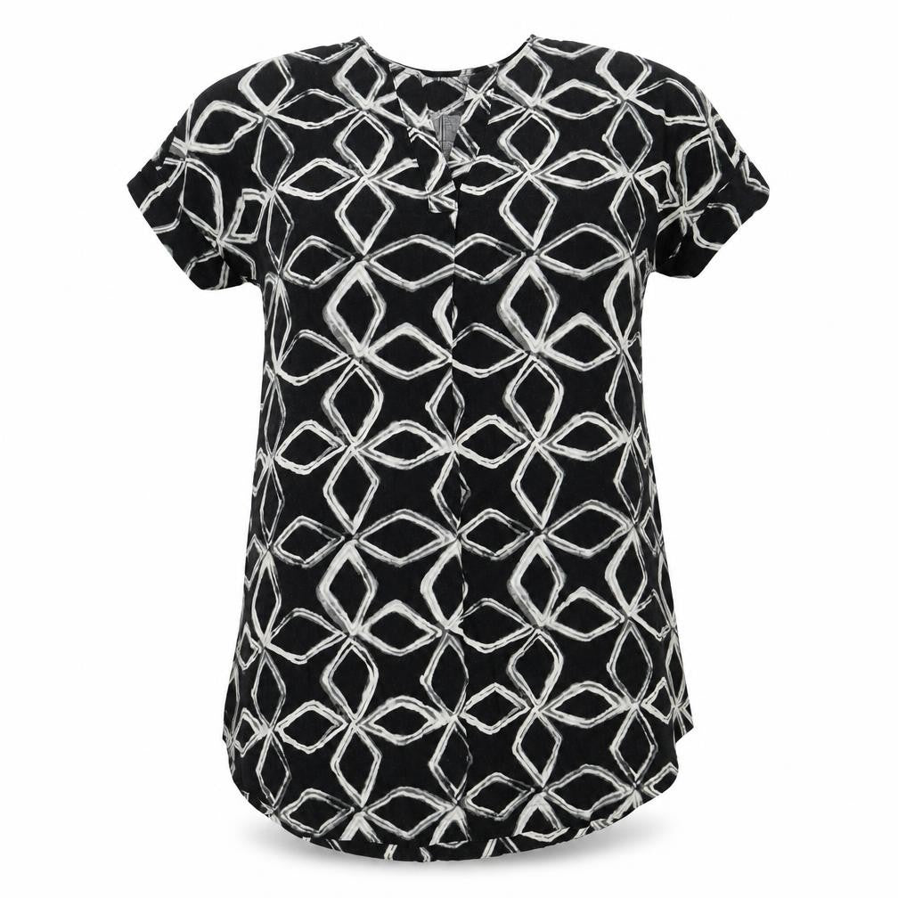 Front view of Marks & Spencer Women's Black Shift Dress, size 14