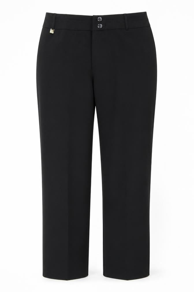 Front view of David Emanuel Women's Black Trousers, size 12