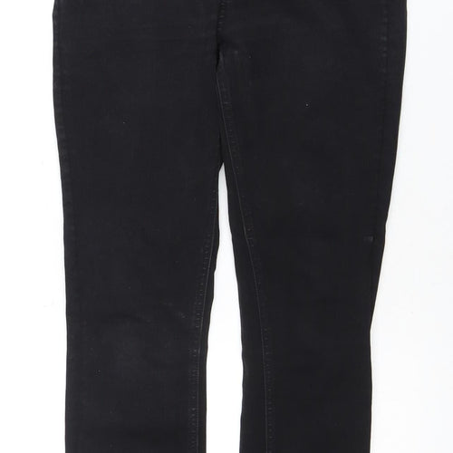 H&M Women's Black Jeans Size 12 Dark Denim
