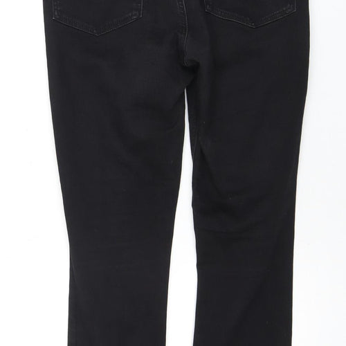 H&M Women's Black Jeans Size 12 Dark Denim