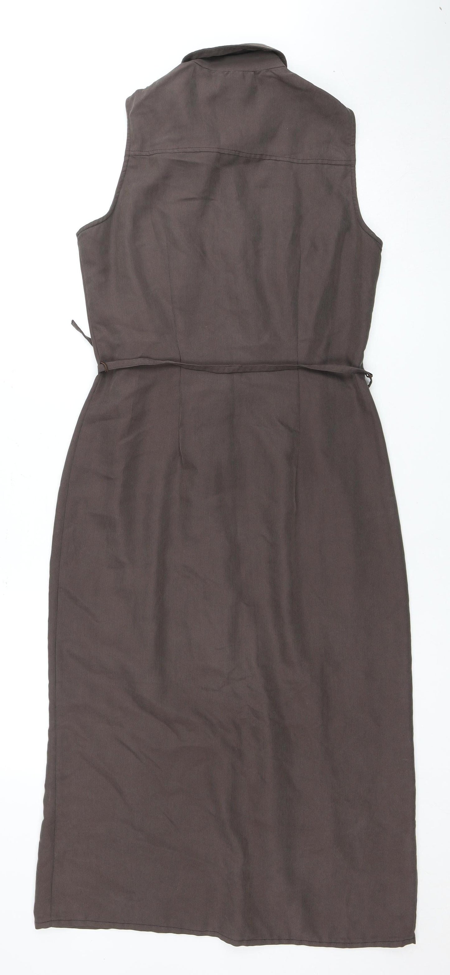 Principles Brown Shirt Dress Women Size 12