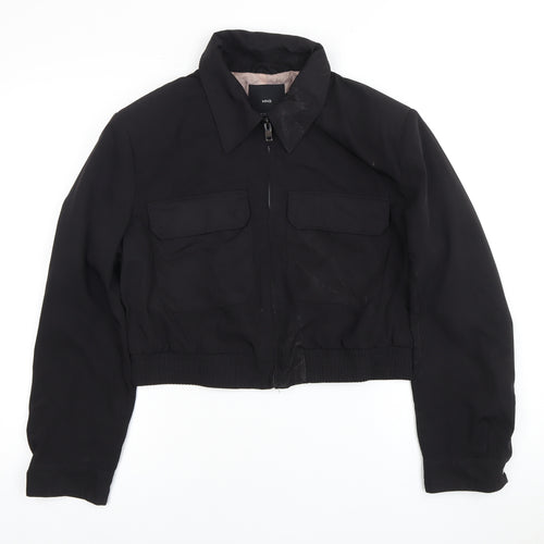 MNG Women's Black Bomber Jacket L Regular