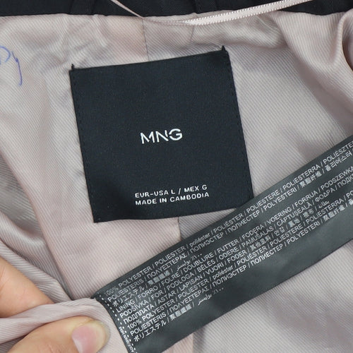 MNG Women's Black Bomber Jacket L Regular