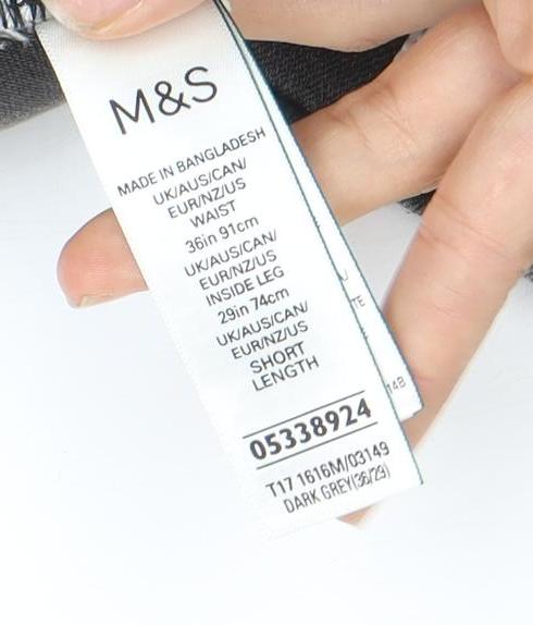 Marks and Spencer Women's Grey Straight Jeans Size 18