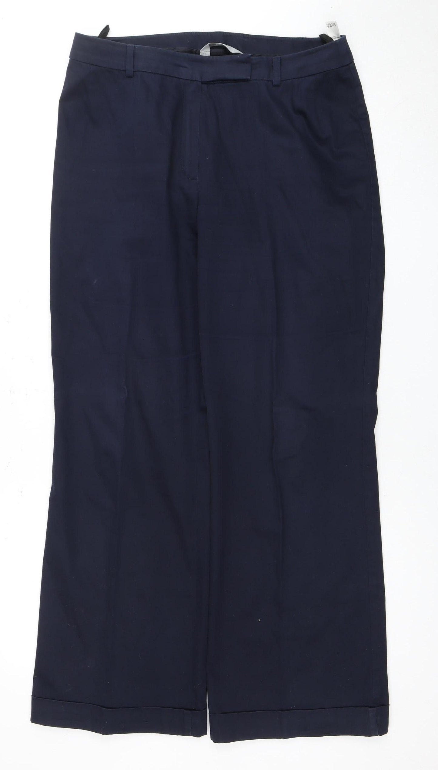 Marks and Spencer Women's Blue Trousers Size 16