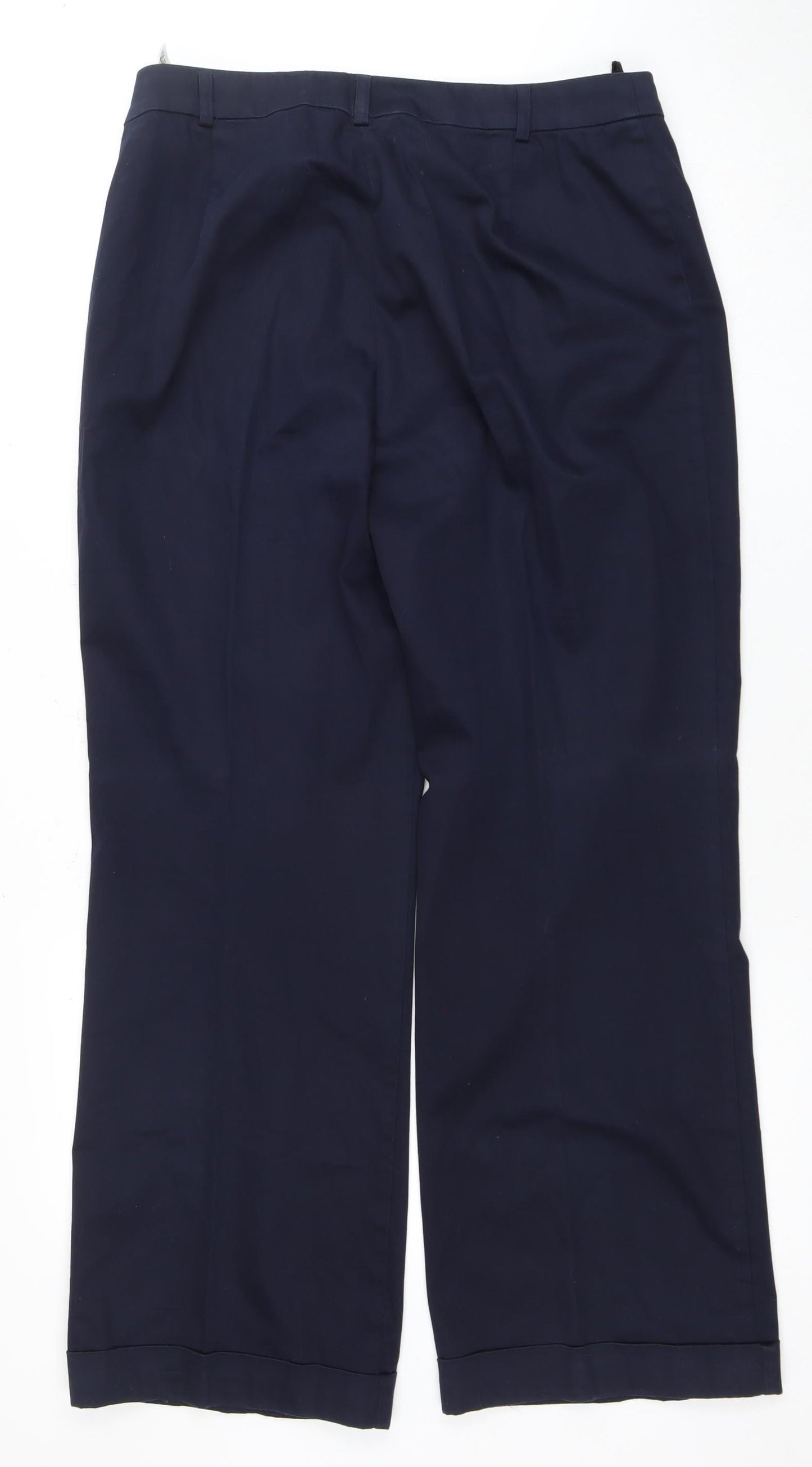 Marks and Spencer Women's Blue Trousers Size 16