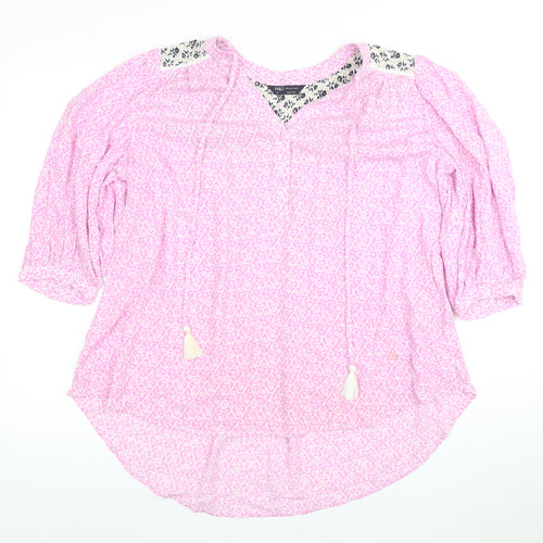 Marks and Spencer Women's Floral Blouse, Size 12, Multicoloured